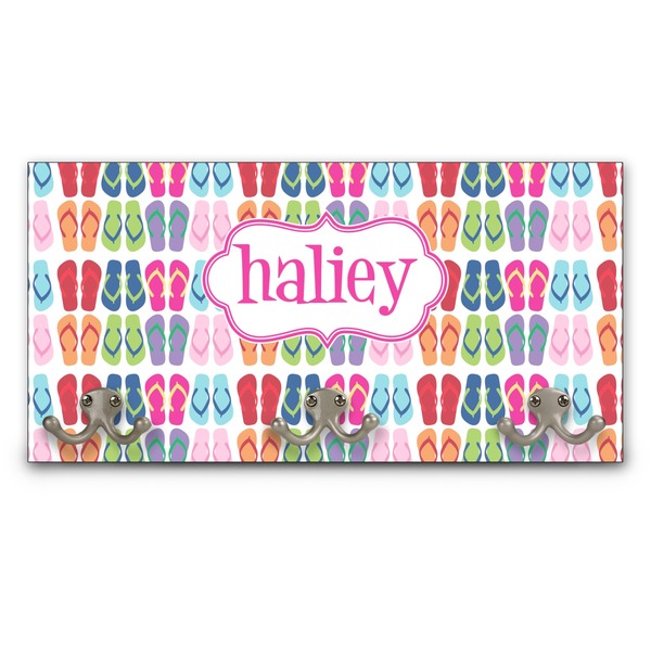 Custom FlipFlop Wall Mounted Coat Rack (Personalized)
