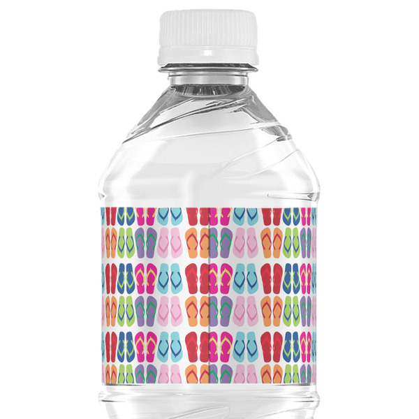 FlipFlop Water Bottle Label - Back View