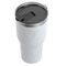 FlipFlop White RTIC Tumbler - (Above Angle View)