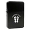 FlipFlop Windproof Lighters - Black - Front/Main