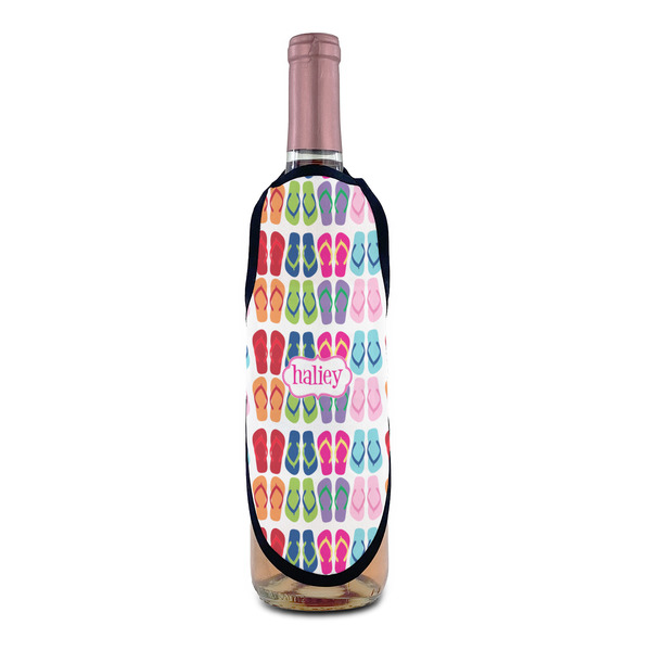FlipFlop Wine Bottle Apron - IN CONTEXT