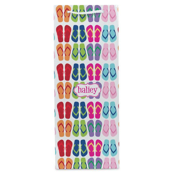 FlipFlop Wine Gift Bag - Gloss - Front