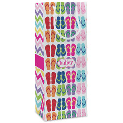 FlipFlop Wine Gift Bags - Matte (Personalized)