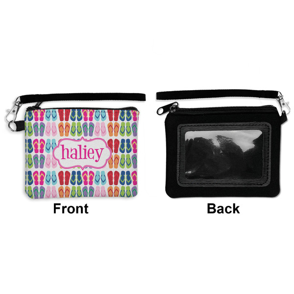 FlipFlop Wristlet ID Cases - Front & Back