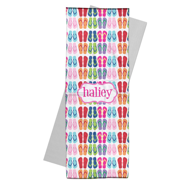 Custom FlipFlop Yoga Mat Towel (Personalized)