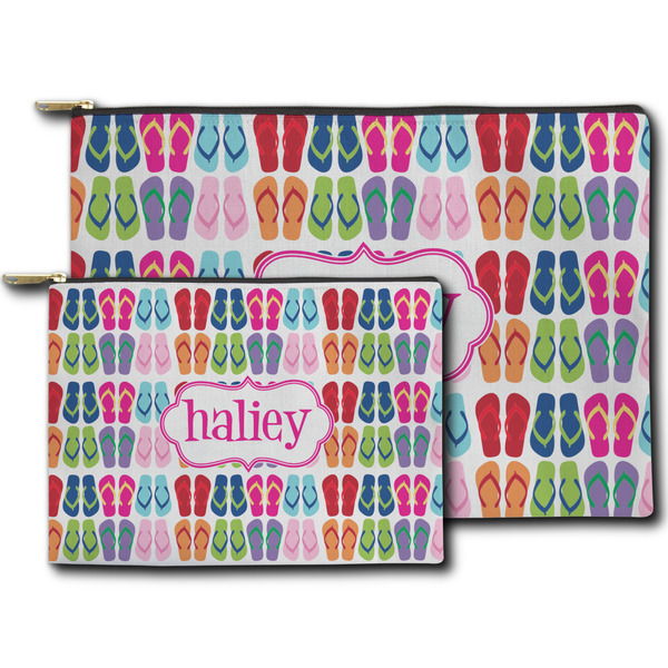 FlipFlop Zippered Pouches - Size Comparison