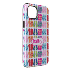 FlipFlop iPhone Case - Rubber Lined - iPhone 14 Plus (Personalized)