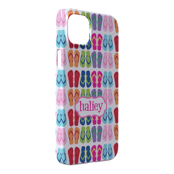 Custom FlipFlop iPhone Case - Plastic - iPhone 14 Pro Max (Personalized)