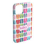 FlipFlop iPhone Case - Plastic (Personalized)