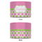 Pink & Green Dots 12" Drum Lampshade - APPROVAL (Fabric)