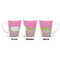 Pink & Green Dots 12 Oz Latte Mug - Approval
