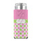Pink & Green Dots 12oz Tall Can Sleeve - FRONT (on can)