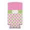 Pink & Green Dots 12oz Tall Can Sleeve - FRONT