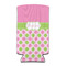 Pink & Green Dots Can Cooler (tall 12 oz) (Personalized)
