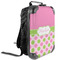 Pink & Green Dots 13" Hard Shell Backpacks - ANGLE VIEW