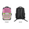 Pink & Green Dots 15" Backpack - APPROVAL