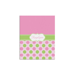 Pink & Green Dots Poster - Multiple Sizes (Personalized)