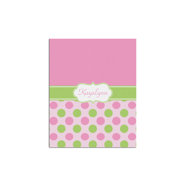 Custom Pink & Green Dots Posters - Matte - 16x20 (Personalized)