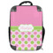 Pink & Green Dots 18" Hard Shell Backpacks - FRONT