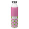 Pink & Green Dots 20oz Water Bottles - Full Print - Front/Main