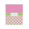 Pink & Green Dots 20x24 - Matte Poster - Front View