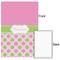 Pink & Green Dots 20x30 - Matte Poster - Front & Back
