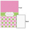Pink & Green Dots 24x36 - Matte Poster - Front & Back