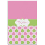 Pink & Green Dots Poster - Matte - 24x36 (Personalized)
