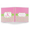 Pink & Green Dots 3-Ring Binder Approval- 1in