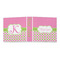 Pink & Green Dots 3-Ring Binder Approval- 2in