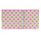 Pink & Green Dots 3 Ring Binders - Full Wrap - 1" - OPEN INSIDE