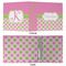 Pink & Green Dots 3 Ring Binders - Full Wrap - 2" - APPROVAL