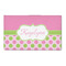 Pink & Green Dots 3' x 5' Indoor Area Rug (Personalized)