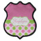 Pink & Green Dots 4 Point Shield