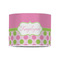 Pink & Green Dots 8" Drum Lampshade - FRONT (Poly Film)