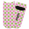 Pink & Green Dots Adult Ankle Socks (Personalized)