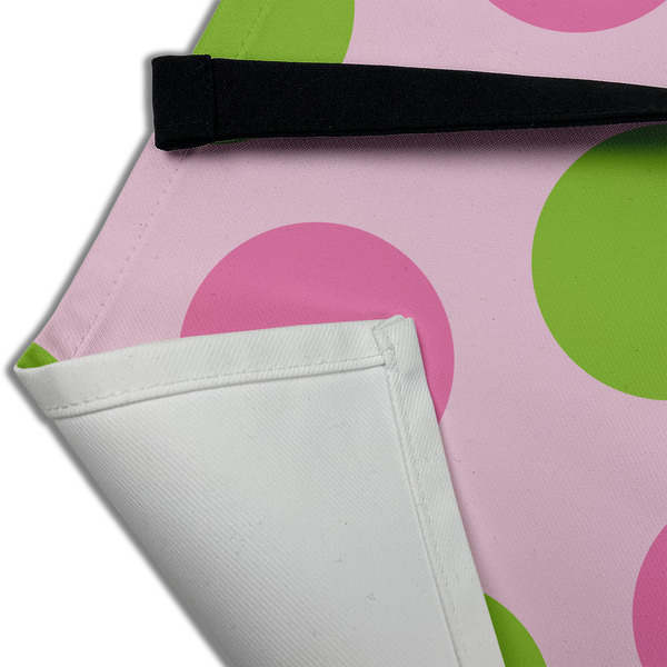 Pink & Green Dots Apron - (Detail)