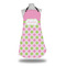 Pink & Green Dots Apron on Mannequin