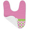 Pink & Green Dots Baby Bib - AFT folded