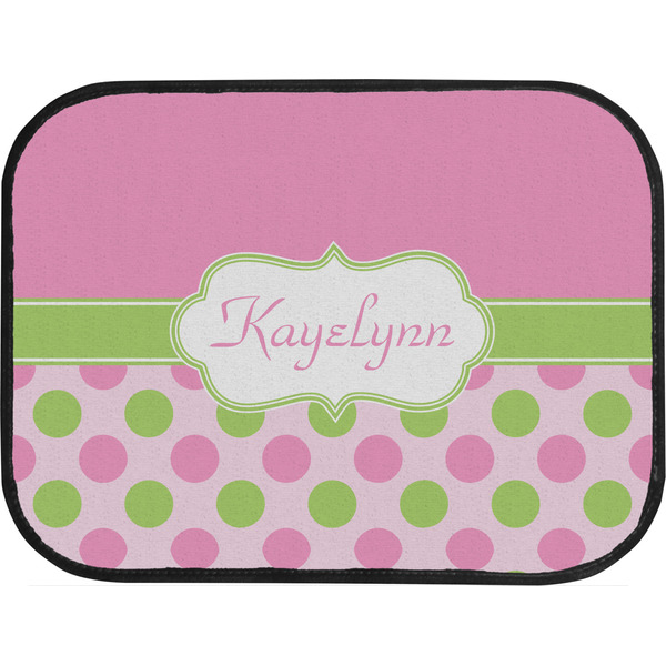Pink & Green Dots Back Seat Car Mat