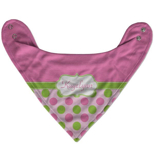 Pink & Green Dots Bandana Flat Approval