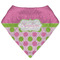 Pink & Green Dots Bandana Bib (Personalized)