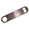 Pink & Green Dots Bar Opener - Silver - Front