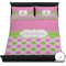 Pink & Green Dots Bedding Set (Queen) - Duvet