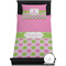 Pink & Green Dots Bedding Set (TwinXL) - Duvet