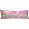 Pink & Green Dots Body Pillow Case (Personalized)