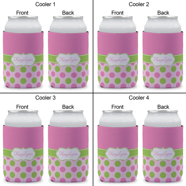 Pink & Green Dots Can Sleeve (Approval)