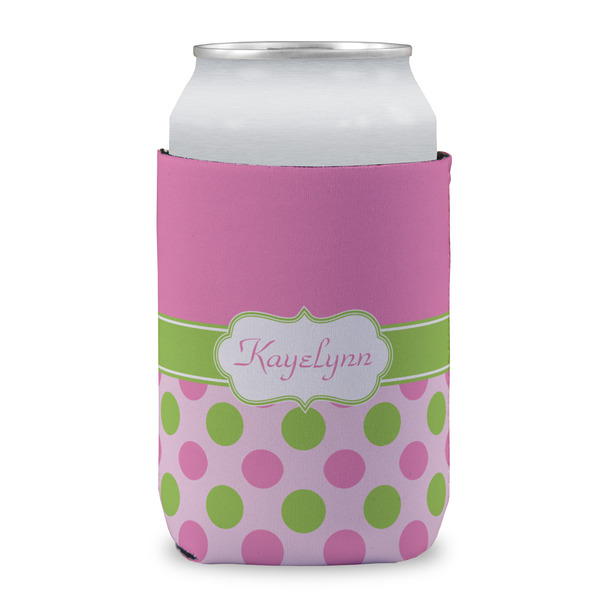 Pink & Green Dots Can Sleeve