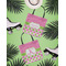 Pink & Green Dots Canvas Tote Lifestyle Front and Back
