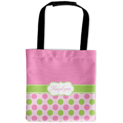 Pink & Green Dots Auto Back Seat Organizer Bag (Personalized)
